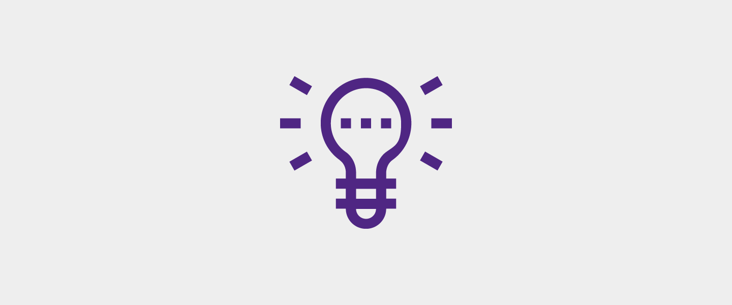A bulb icon